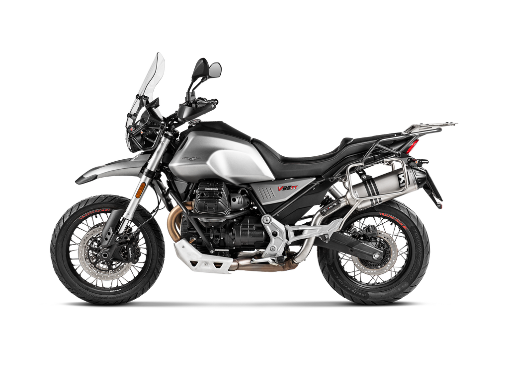 Akrapovic Silenziatore Moto Guzzi V85TT 2019–2023 — S-MG8SO2-HFTT