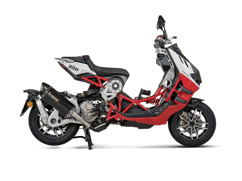 Akrapovic Silenziatore Italjet DRAGSTER 300 2024 — S-IT3SO1-HRTBL