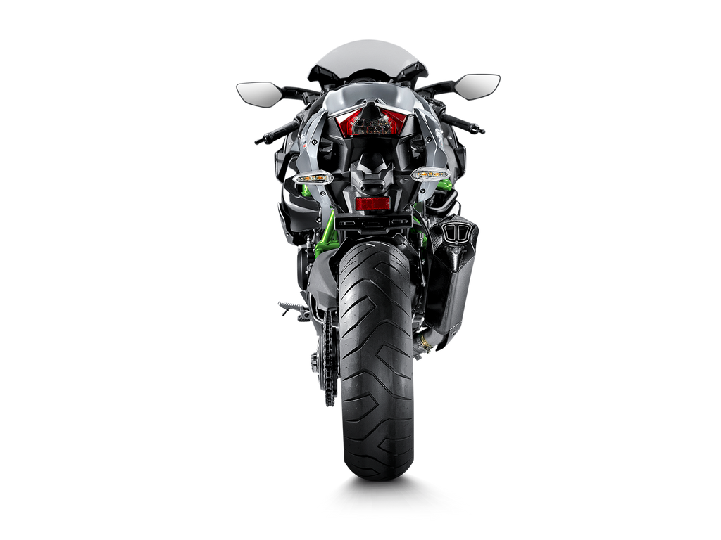 Akrapovic Silenziatore Kawasaki NINJA H2 2015–2020 — S-K10SO15-HX2C