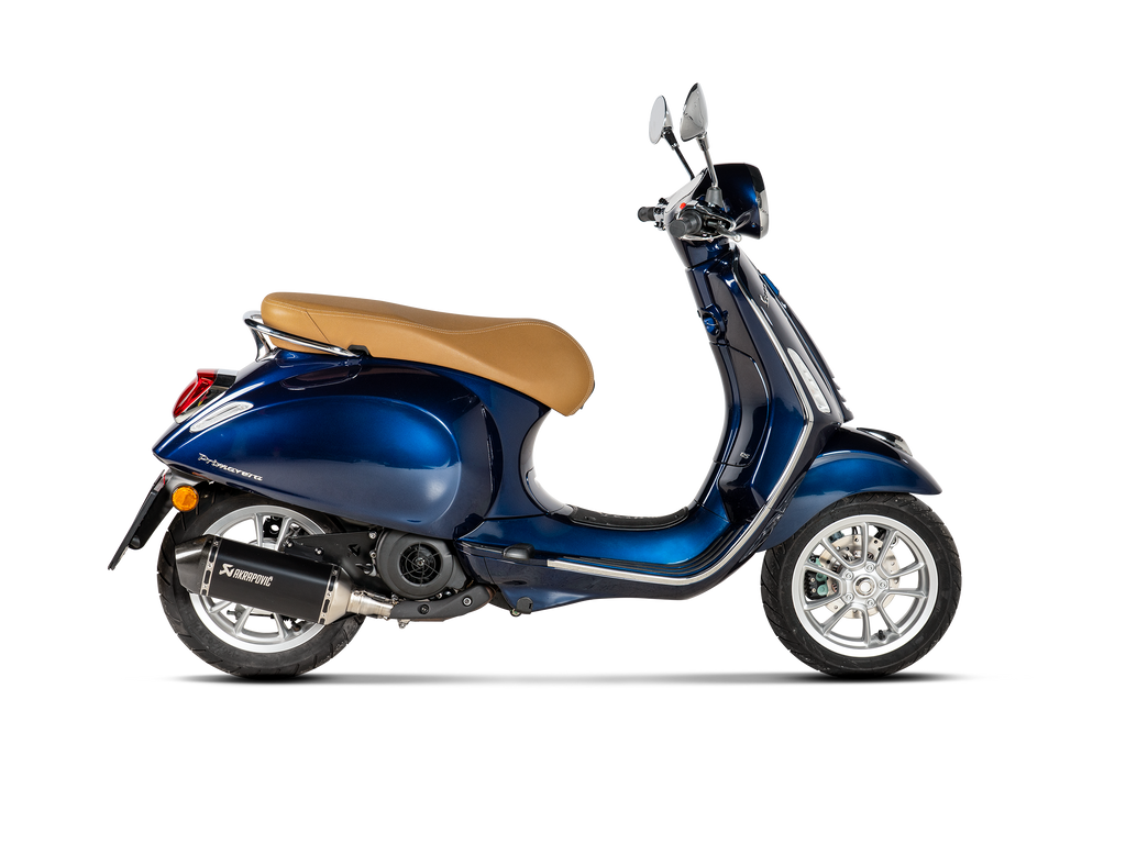 Akrapovic Silenziatore Piaggio Vespa 125/150ie 3V modello con motore iGet 2021–2022 — S-VE125SO3-HZBL