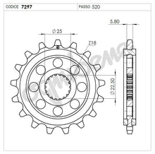 Carica l'immagine nel visualizzatore di Gallery, KIT TRASMISSIONE DID TRIUMPH  Bonneville 900 T100  Cod. 376192000