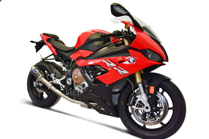 Termignoni BW26094SO05 — scarico montato sulla moto, vista 1