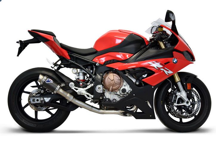 Termignoni BW26094SO05 — scarico montato sulla moto, vista 2