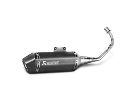 Akrapovic Scarico completo Piaggio Vespa 125/150ie 3V modello con motore iGet 2017–2020 — S-VE125R2-HZBL