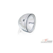 Carica l'immagine nel visualizzatore di Gallery, CUSTOM ACCES FARO CENTRALE COLORE INOX - COD. FA0002J - Omologato. Lunghezza: 137 mm. Diametro: 140 mm, (5-1/2).