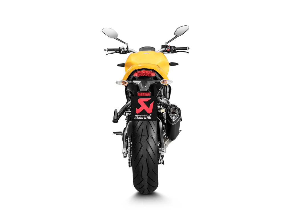 Akrapovic Silenziatore Ducati MONSTER 821 2017–2020 — S-D12SO8-RTBL