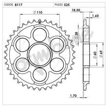 Carica l'immagine nel visualizzatore di Gallery, KIT TRASMISSIONE DID DUCATI Cod. 375863000