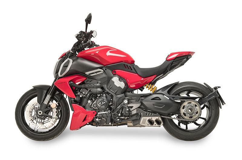 Termignoni D22209440ITI — scarico montato sulla moto, vista 2