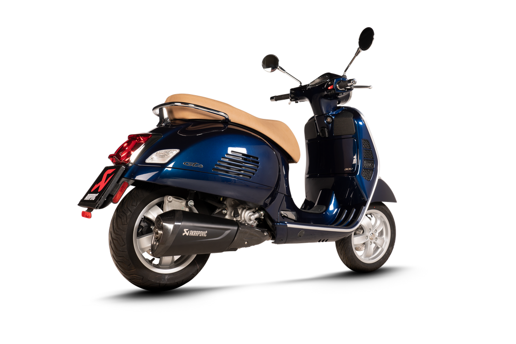 Akrapovic Silenziatore Piaggio GTS 300/Sei giorni/Super 2021–2024 — S-VE3SO10-HZDFBL