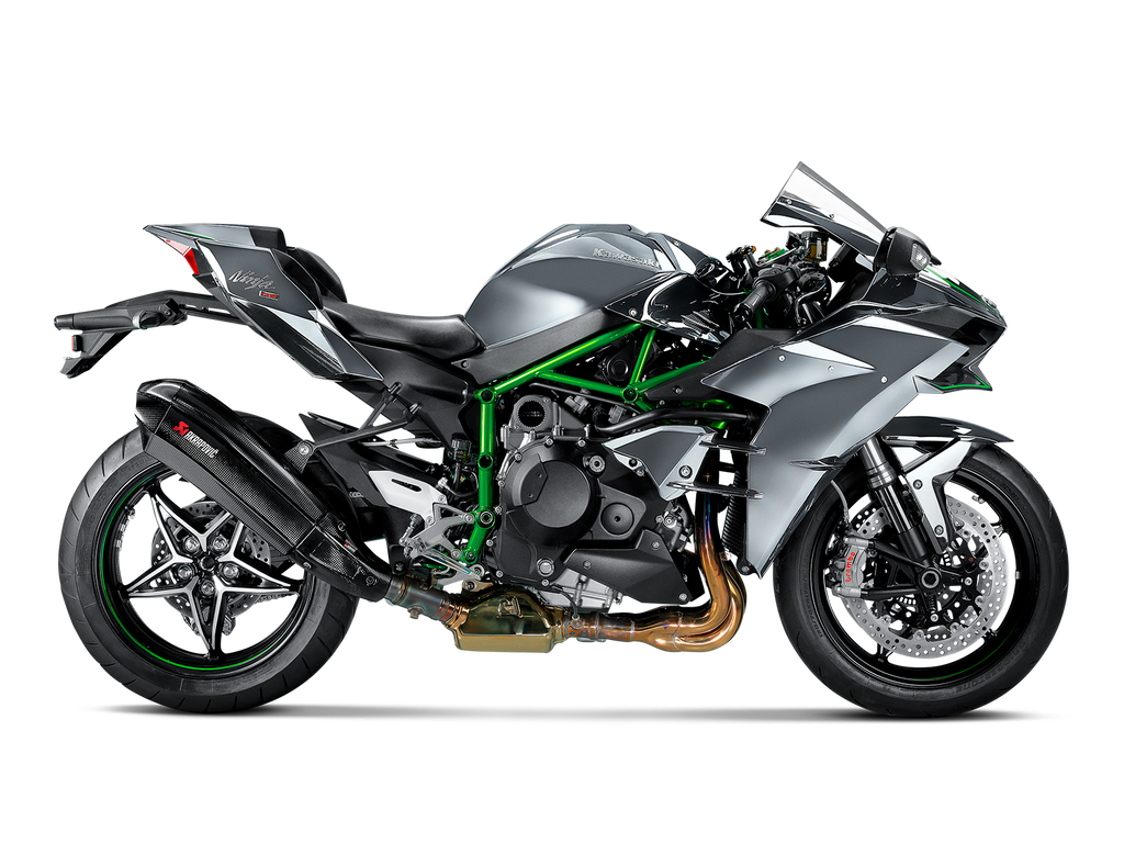 Akrapovic Silenziatore Kawasaki NINJA H2 2015–2020 — S-K10SO15-HX2C
