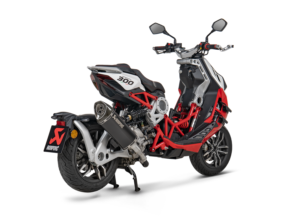 Akrapovic Silenziatore Italjet DRAGSTER 300 2024 — S-IT3SO1-HRTBL