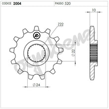 Carica l'immagine nel visualizzatore di Gallery, KIT TRASMISSIONE TROFEO BMW Cod. 2513021649