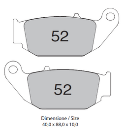 PASTIGLIE OGNIBENE TROFEO SUZUKI GSX 125