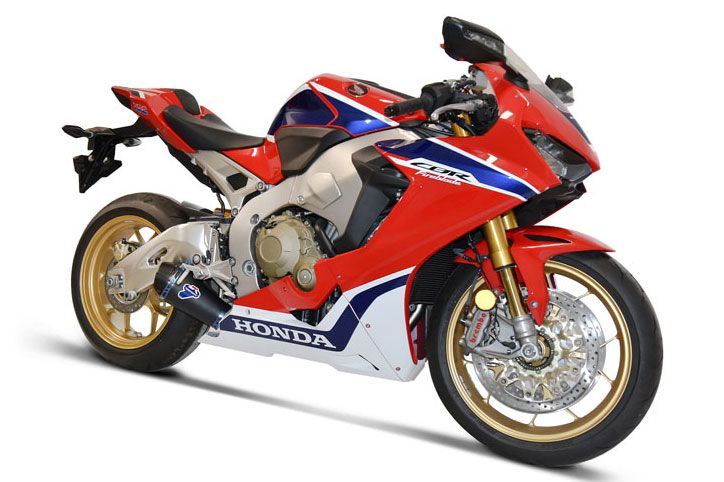 Termignoni H162094SO06 — scarico montato sulla moto, vista 2