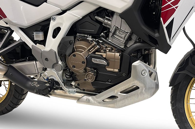 Termignoni H16609410I — scarico montato sulla moto, vista 1