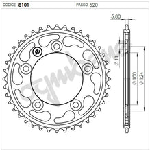 Carica l'immagine nel visualizzatore di Gallery, KIT TRASMISSIONE DID DUCATI Cod. 3760341546