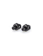 PUIG ADATTATORI POGG. FISSI CONDUCENTE KAWASAKI NINJA H2 SX SE 23-25 NERO