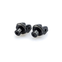 Carica l'immagine nel visualizzatore di Gallery, PUIG ADATTATORI POGG. FISSI CONDUCENTE PER APRILIA RSV4 09-12 NERO