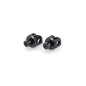 PUIG ADATTATORI POGG. FISSI CONDUCENTE PER KAWASAKI VERSYS 650 GRAND TOURER 15-20 NERO