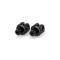 PUIG ADATTATORI POGG. FISSI CONDUCENTE PER KAWASAKI ZX-6R NINJA 07-08 NERO