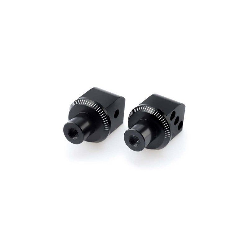 PUIG ADATTATORI POGG. FISSI PASSEGGERO KAWASAKI NINJA 500 24-25 NERO