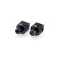 PUIG ADATTATORI POGG. FISSI PASSEGGERO KAWASAKI NINJA 7 HYBRID 24-25 NERO