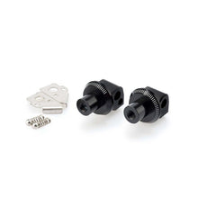 Carica l'immagine nel visualizzatore di Gallery, PUIG ADATTATORI POGG. FISSI PASSEGGERO PER BMW R1200GS 04-07 NERO