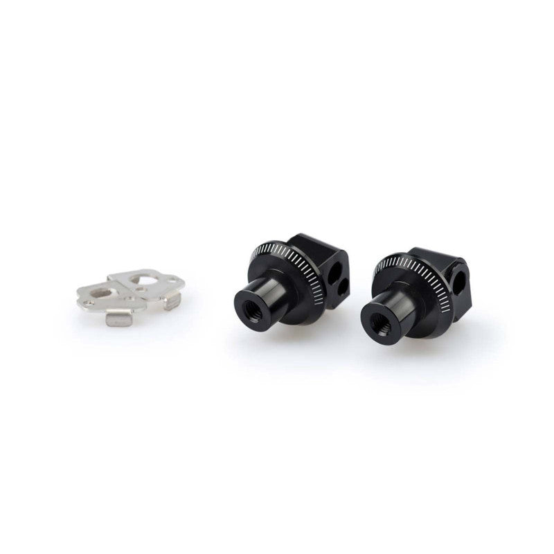 PUIG ADATTATORI POGG. FISSI PASSEGGERO PER BMW R1250 GS ADVENTURE 21-24 NERO
