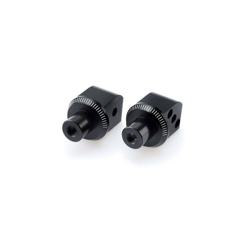 PUIG ADATTATORI POGG. FISSI PASSEGGERO PER KAWASAKI VERSYS 650 17-18 NERO