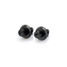 Carica l'immagine nel visualizzatore di Gallery, PUIG ADATTATORI POGG. FISSI PASSEGGERO SUZUKI GSX-S750 17-21 NERO