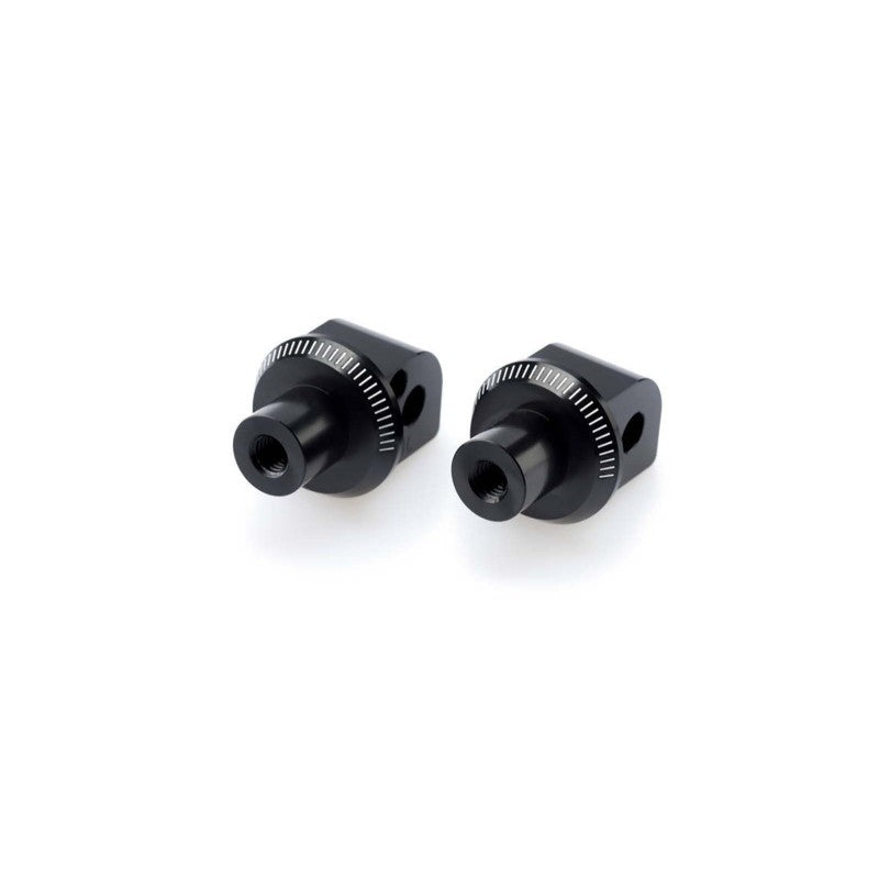 PUIG ADATTATORI POGG. FISSI PASSEGGERO YAMAHA XJ6 DIVERSION 09-16 NERO