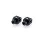 PUIG ADATTATORI POGG. FISSI PASSEGGERO YAMAHA XJ6 DIVERSION 09-16 NERO
