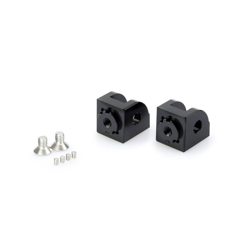 PUIG ADATTATORI POGG. REGOLABILI CONDUCENTE APRILIA TUONO 660 FACTORY 22-25 NERO