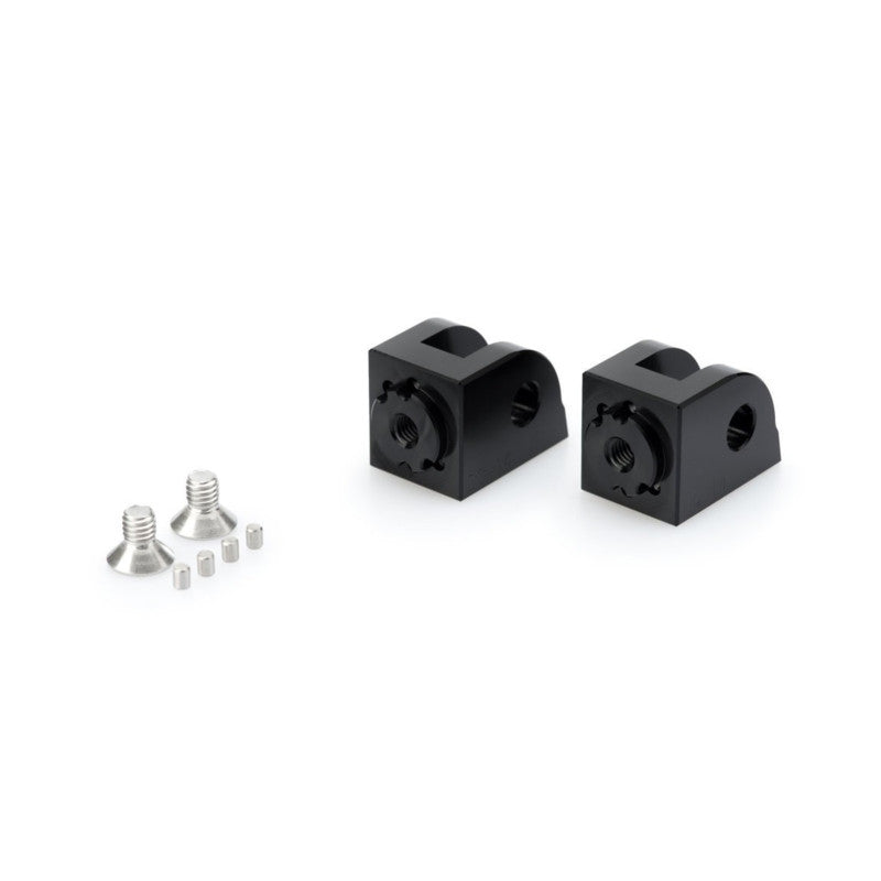 PUIG ADATTATORI POGG. REGOLABILI CONDUCENTE PER HONDA CB650F 17-18 NERO