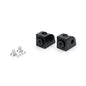 PUIG ADATTATORI POGG. REGOLABILI CONDUCENTE PER HONDA CB650R NEO SPORTS CAFE 21-23 NERO