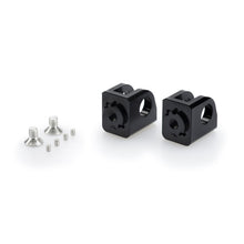 Carica l'immagine nel visualizzatore di Gallery, PUIG ADATTATORI POGG. REGOLABILI CONDUCENTE PER KAWASAKI Z H2 21-25 NERO