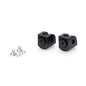 PUIG ADATTATORI POGG. REGOLABILI CONDUCENTE PER KAWASAKI ZX-10R 19-20 NERO