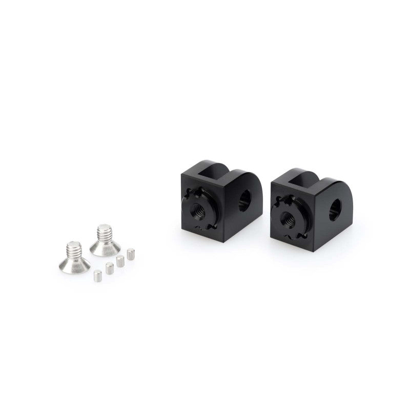 PUIG ADATTATORI POGG. REGOLABILI CONDUCENTE PER TRIUMPH TIGER 800 SPORT 2025 NERO