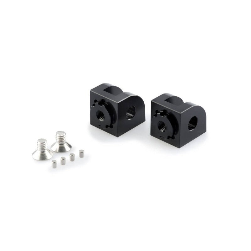 PUIG ADATTATORI POGG. REGOLABILI CONDUCENTE SUZUKI DL1000XT V-STROM 17-19 NERO