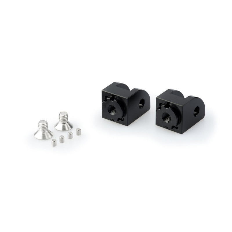PUIG ADATTATORI POGG. REGOLABILI PASSEGGERO DUCATI STREETFIGHTER V4 23-24 NERO