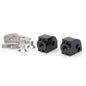 PUIG ADATTATORI POGG. REGOLABILI PASSEGGERO SUZUKI DL1050 V-STROM 20-24 NERO