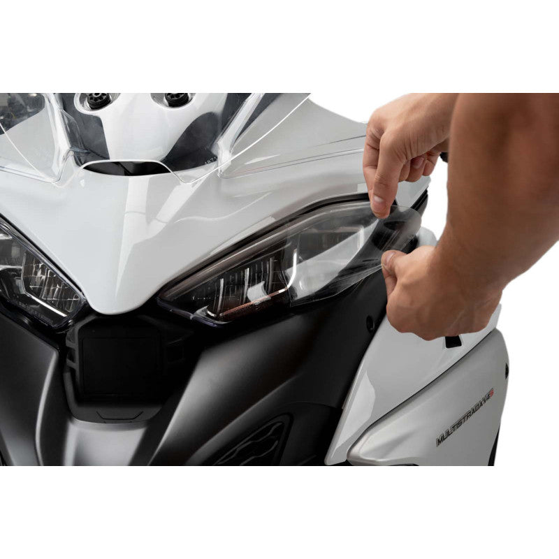 PUIG ADESIVO PROTEZIONE FARO DUCATI MULTISTRADA V4 S 2025 TRASPARENTE