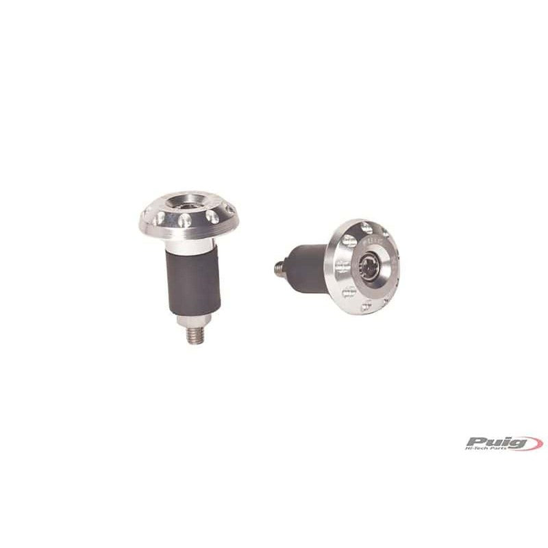 PUIG BILANCIERI MOD. RACE PER DUCATI SCRAMBLER 1100 DARK PRO 21-25 SILVER