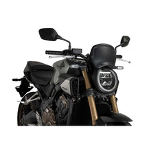 Carica l'immagine nel visualizzatore di Gallery, PUIG CARENATURA FRONTALE HONDA CB650R NEO SPORTS CAFE ECLUTCH 24-25 NERO OPACO