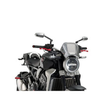 Carica l'immagine nel visualizzatore di Gallery, PUIG CARENATURA FRONTALE IN ALLUMINIO HONDA CB1000R NEO SPORTS CAFE 18-20 SILVER
