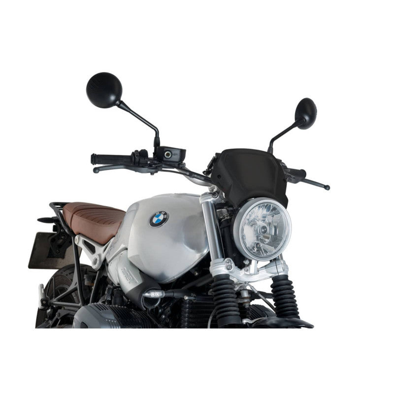 PUIG CARENATURA FRONTALE IN ALLUMINIO PER BMW R NINE T PURE 21-24 NERO