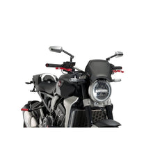Carica l'immagine nel visualizzatore di Gallery, PUIG CARENATURA FRONTALE IN ALLUMINIO PER HONDA CB650R NEO SPORTS CAFE 19-20 NERO