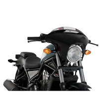 Carica l'immagine nel visualizzatore di Gallery, PUIG CUPOLINO BATWING SML SPORT HONDA CMX500 REBEL 17-19 FUME CHIARO-21059H