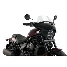 Carica l'immagine nel visualizzatore di Gallery, PUIG CUPOLINO BATWING SML TOURING PER HONDA CMX1100 REBEL 21-24 TRASPARENTE-21068W