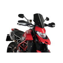 Carica l'immagine nel visualizzatore di Gallery, PUIG CUPOLINO NAKED N.G. SPORT PER DUCATI HYPERMOTARD 950 RVE 2025 NERO